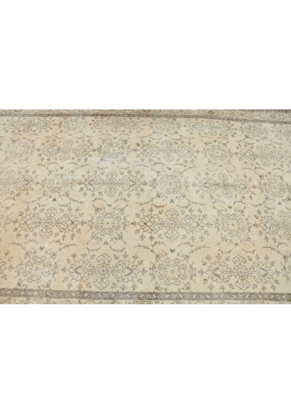 Eskitme Halı, Türk Halısı, Halı, 184 x 312 cm Bej Halı, Kabilesı Salon Halı, Ofice Büyük Halı, 11642