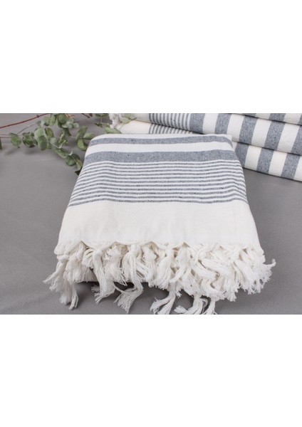 Lacivert Organik Pamuk Havlu, Banyo Havlusu, 100 x 170 cm Pamuk Peştamal, Hediyelik Plaj Peştemali, modelleri