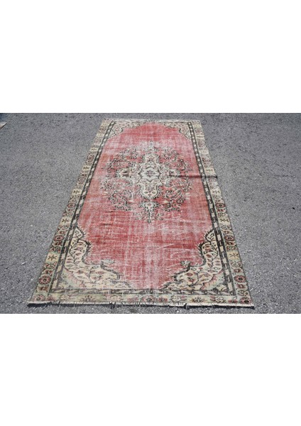 Eskitme Halı, Türk Halısı, Halı, 135 x 250 cm Pempe Halı, Ofice Alan Halı, Dekoratif Banyo Halı, 6579