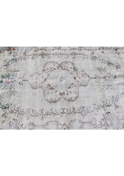 Türk Halısı, Eskitme Halı, Halı, 165 x 309 cm Bej Halı, Dekoratif Oturma Odası Halı, 4411