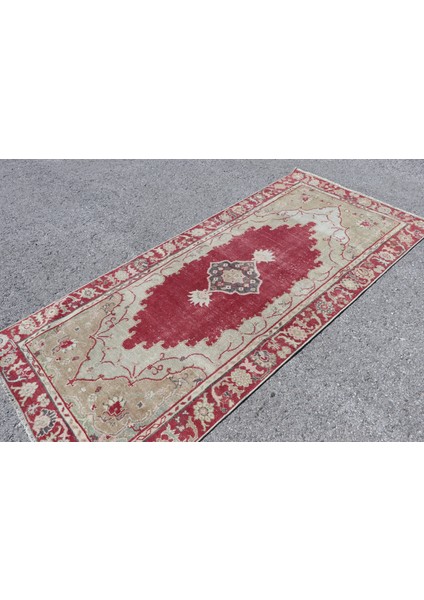 Türk Halısı, Eskitme Halı, Halı, 110 x 241 cm Pempe Halı, Kabilesı Alan Halı, Anadolusı Banyo Halı, 3 fırsatları