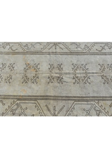 Türk Halısı, Eskitme Halı, Halı, 195 x 276 cm Bej Halı, El Dokuma Yer Halı, Büyük Halı, 8899