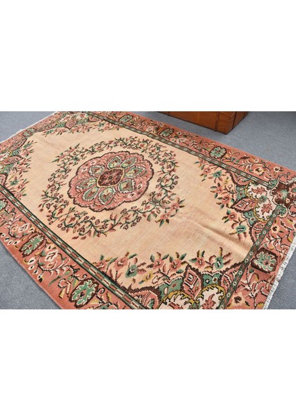 Eskitme Halı, Türk Halısı, Halı, 179 x 278 cm Kahverengi Halı, Organik Salon Halı, 11268