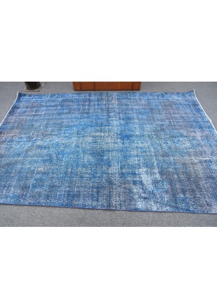 Türk Halısı, Eskitme Halı, Halı, 171 x 249 cm Mavi Halı, El Dokuma Büyük Halı, Oturma Odası Halı, 11 modelleri