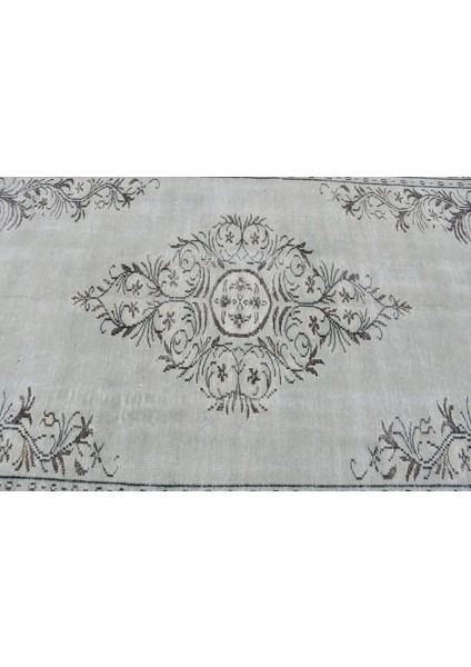 Eskitme Halı, Türk Halısı, Halı, 169 x 291 cm Yeşil Halı, El Dokuma Büyük Halı, El Yapımı Oturma Odası