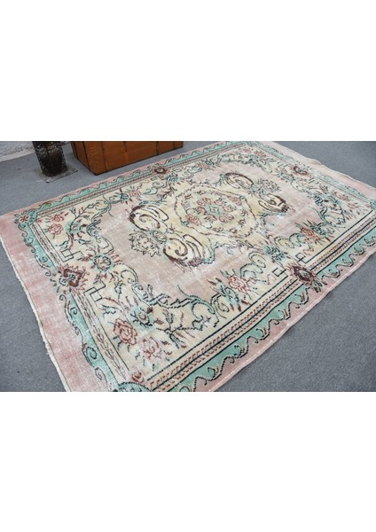 Eskitme Halı, Türk Halısı, Halı, 188 x 281 cm Pempe Halı, Oturma Odası Halı, Büyük Halı, 11759