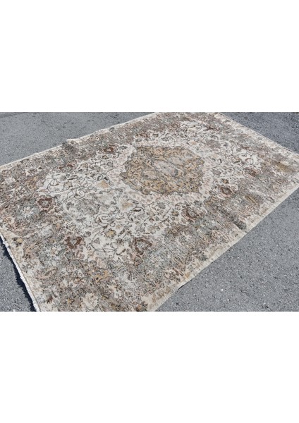 Eskitme Halı, Türk Halısı, Halı, 169 x 266 cm Bej Halı, Salon Halı, Bohemsı Oturma Odası Halı, 10540