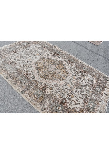 Eskitme Halı, Türk Halısı, Halı, 169 x 266 cm Bej Halı, Salon Halı, Bohemsı Oturma Odası Halı, 10540