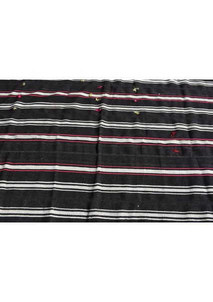 Türk Kilim, Eskitme Kilim, Area Kilim, 148 x 221 cm Siyah Kilim, Organik Kilim, Alansı Kilim, 10933