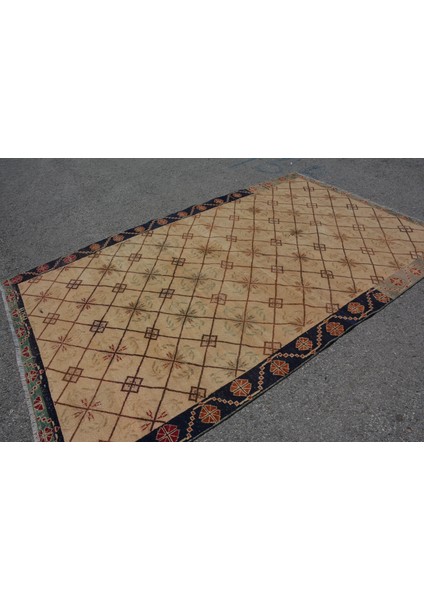 Türk Halısı, Eskitme Halı, Halı, 172 x 277 cm Bej Halı, Anadolusı Büyük Halı, Salon Halı, 6392