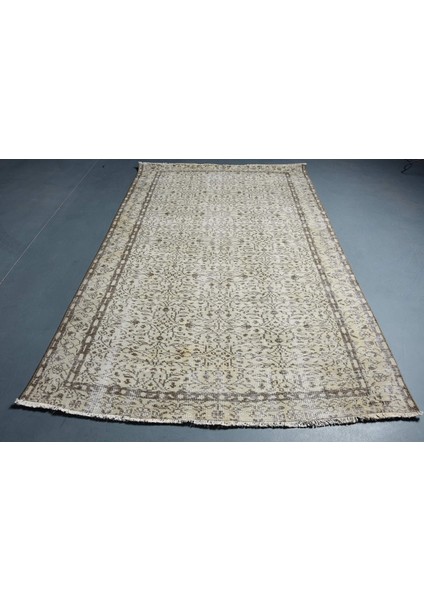 Eskitme Halı, Türk Halısı, Halı, 169 x 254 cm Bej Halı, Anadolusı Oturma Odası Halı, 3669