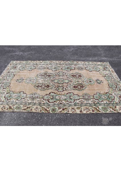 Türk Halısı, Eskitme Halı, Halı, 160 x 280 cm Yeşil Halı, Anadolusı Salon Halı, El Yapımı Büyük Halı,
