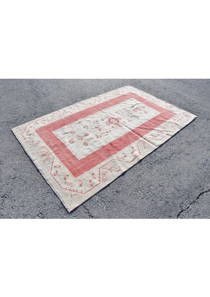 Eskitme Halı, Türk Halısı, Halı, 158 x 249 cm Bej Halı, Bahçe Oturma Odası Halı, Büyük Halı, 7849