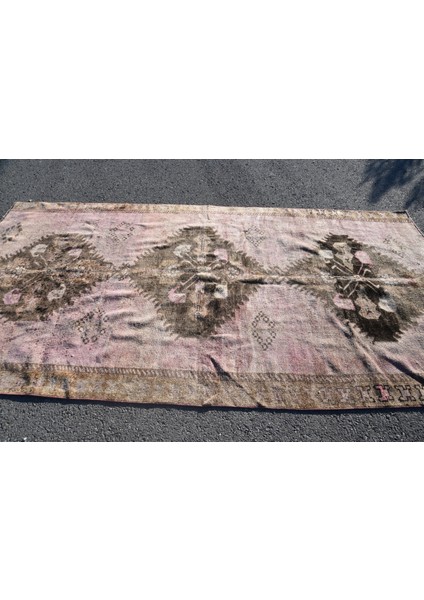 Eskitme Halı, Türk Halısı, Halı, 164 x 325 cm Pempe Halı, Organik Yer Halı, Kabilesı Salon Halı, 6094 modelleri
