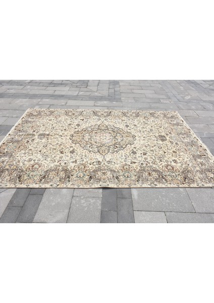 Türk Halısı, Eskitme Halı, Halı, 200 x 296 cm Bej Halı, Kabilesı Oturma Odası Halı, 4617 fiyatları