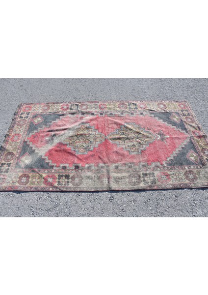 Eskitme Halı, Türk Halısı, Halı, 120 x 217 cm Kırmızı Halı, Dekoratif Banyo Halı, 7867 fiyatları