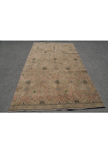 Eskitme Halı, Türk Halısı, Halı, 183 x 314 cm Pempe Halı, Bahçe Salon Halı, Oturma Odası Halı, 4930