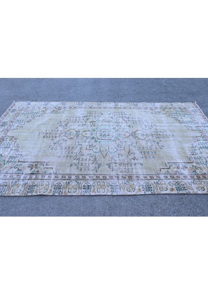 Türk Halısı, Eskitme Halı, Halı, 166 x 286 cm Yeşil Halı, Bohemsı Yer Halı, Kabilesı Oturma Odası Halı modelleri