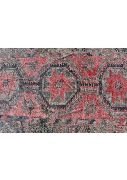 Türk Halısı, Eskitme Halı, Halı, 151 x 370 cm Pempe Halı, Bahçe Büyük Halı, Ofice Oturma Odası Halı,