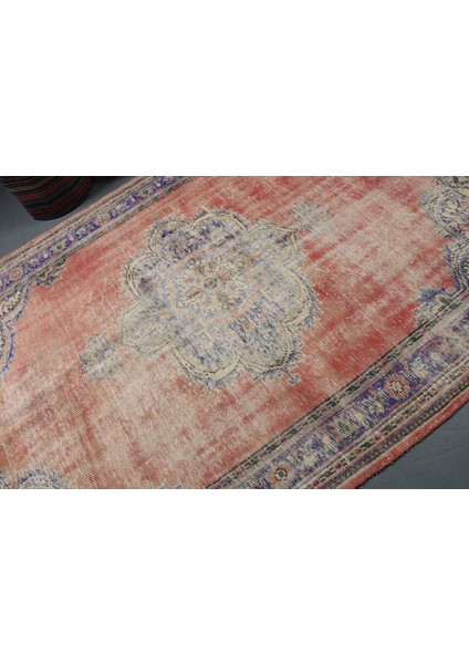 Türk Halısı, Eskitme Halı, Halı, 187 x 276 cm Kırmızı Halı, Bohemsı Salon Halı, Yer Halı, 9346 indirimleri