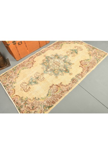 Türk Halısı, Eskitme Halı, Halı, 122 x 207 cm Bej Halı, Ofice Alan Halı, El Dokuma Banyo Halı, 10821 fiyatları