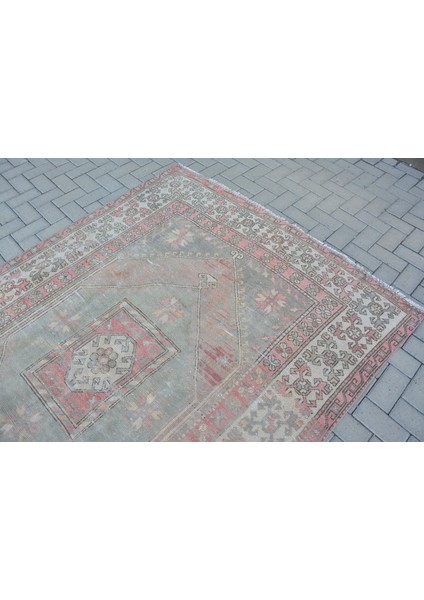 Türk Halısı, Eskitme Halı, Halı, 166 x 251 cm Pempe Halı, El Yapımı Yer Halı, Bahçe Büyük Halı, 10887 indirimleri