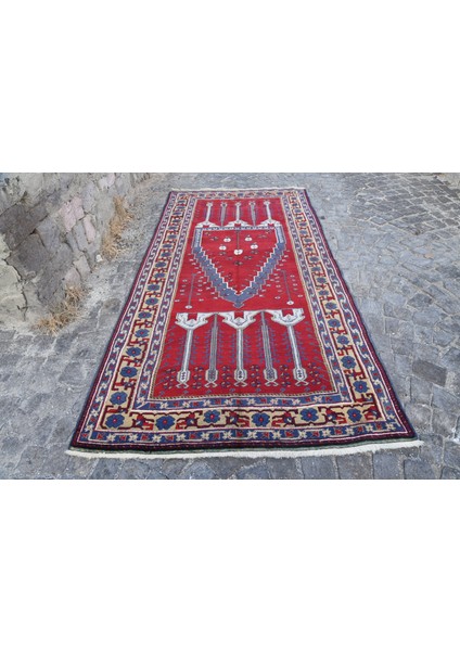 Türk Halısı, Eskitme Halı, Halı, 146 x 290 cm Pempe Halı, Anadolusı Yer Halı, Oturma Odası Halı, 228