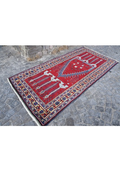 Türk Halısı, Eskitme Halı, Halı, 146 x 290 cm Pempe Halı, Anadolusı Yer Halı, Oturma Odası Halı, 228