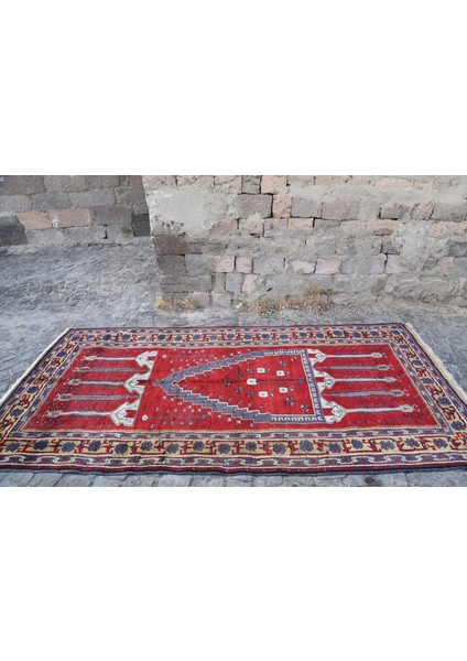 Türk Halısı, Eskitme Halı, Halı, 146 x 290 cm Pempe Halı, Anadolusı Yer Halı, Oturma Odası Halı, 228