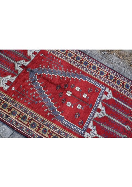 Türk Halısı, Eskitme Halı, Halı, 146 x 290 cm Pempe Halı, Anadolusı Yer Halı, Oturma Odası Halı, 228