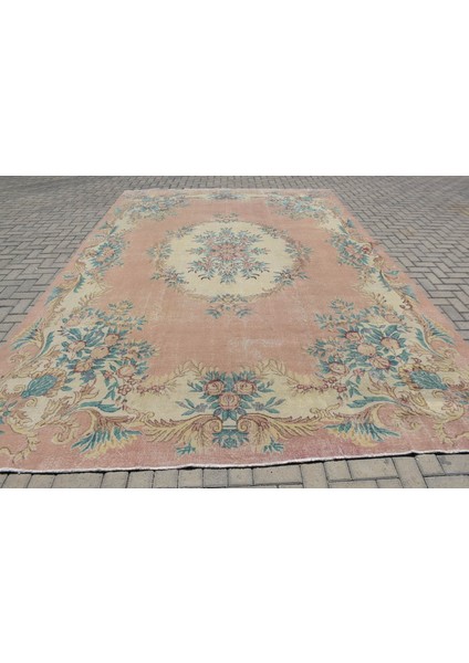 Türk Halısı, Eskitme Halı, Halı, 287 x 424 cm Pempe Halı, Organik Halı, Büyük Halı, 7315