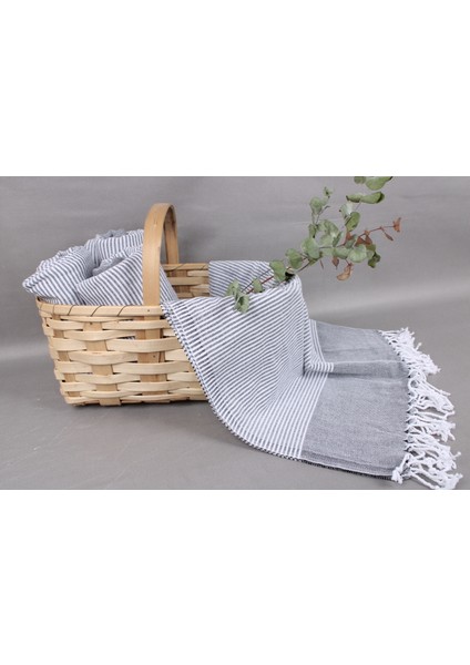 Siyah Plaj Peştemali, Organik Plaj Havlusu, 90 x 180 cm Pamuk Havlu, Bebek Battaniyesi, fırsatları