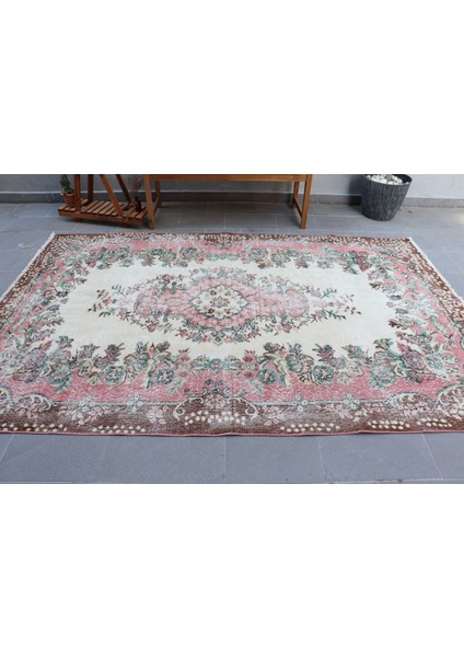 Türk Halısı, Eskitme Halı, Halı, 184 x 280 cm Pempe Halı, Bohemsı Oturma Odası Halı, 2367