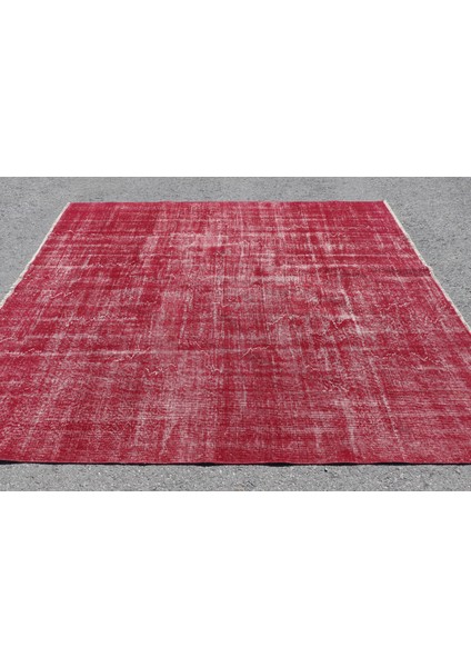 Türk Halısı, Eskitme Halı, Halı, 223 x 246 cm Pempe Halı, Dekoratif Yer Halı, El Dokuma Salon Halı, 4 modelleri