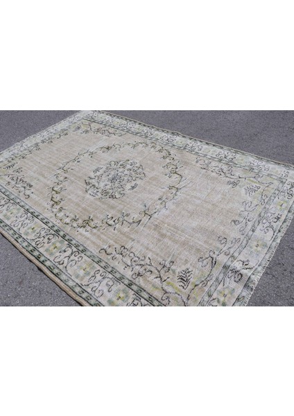 Eskitme Halı, Türk Halısı, Halı, 192 x 277 cm Yeşil Halı, Yün Yer Halı, Büyük Halı, 6340 fırsatları