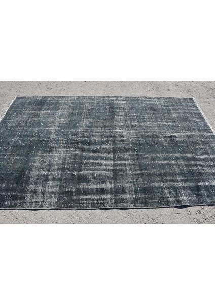 Eskitme Halı, Türk Halısı, Halı, 160 x 260 cm Siyah Halı, Bohemsı Oturma Odası Halı, 6826