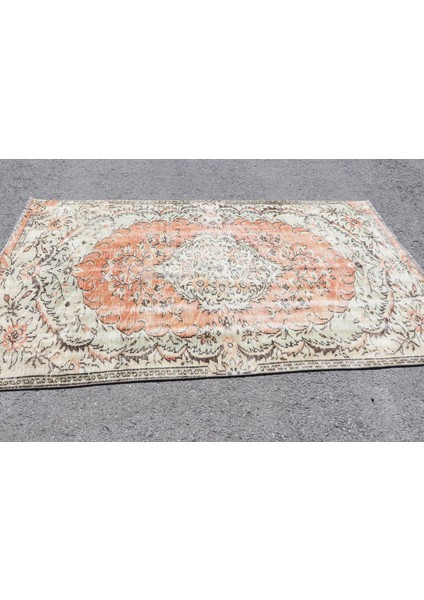 Türk Halısı, Eskitme Halı, Halı, 138 x 237 cm Turuncu Halı, El Dokuma Banyo Halı, 4280 modelleri