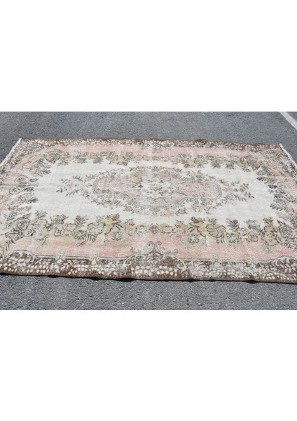 Türk Halısı, Eskitme Halı, Halı, 162 x 283 cm Pempe Halı, Büyük Halı, Bahçe Oturma Odası Halı, 5586