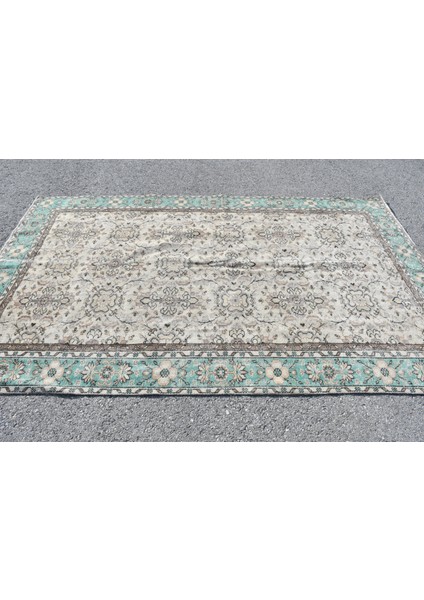 Türk Halısı, Eskitme Halı, Halı, 169 x 272 cm Bej Halı, Ofice Salon Halı, Anadolusı Salon Halı, 9015