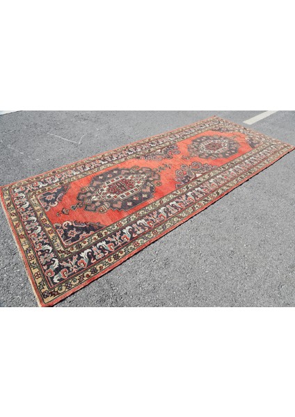 Eskitme Halı, Türk Halısı, Halı, 152 x 364 cm Kırmızı Halı, Anadolusı Büyük Halı, 4205