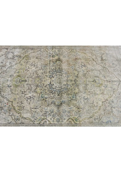 Eskitme Halı, Türk Halısı, Halı, 152 x 210 cm Yeşil Halı, Bahçe Banyo Halı, Banyo Halı, 10274