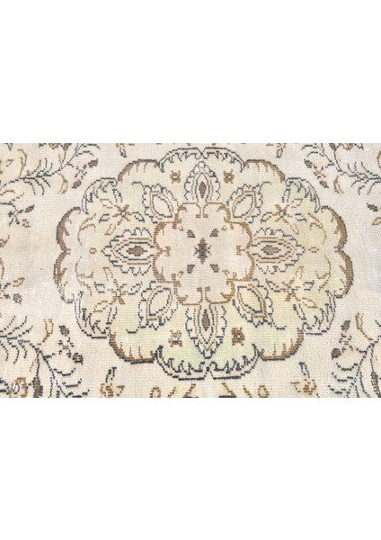 Eskitme Halı, Türk Halısı, Halı, 149 x 236 cm Yeşil Halı, Organik Alan Halı, Bohemsı Banyo Halı, 5540