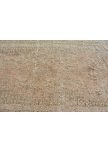 Türk Halısı, Eskitme Halı, Halı, 151 x 311 cm Bej Halı, Yün Büyük Halı, Salon Halı, 7086