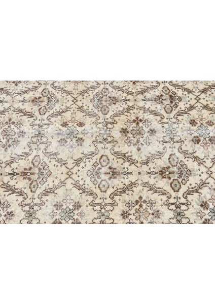 Eskitme Halı, Türk Halısı, Halı, 120 x 201 cm Bej Halı, Ofice Banyo Halı, Yün Alan Halı, 5427