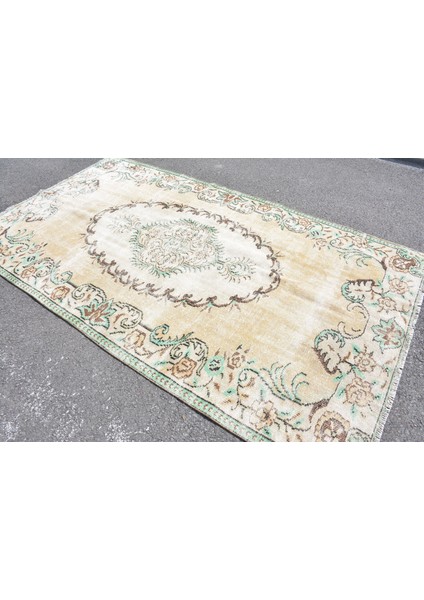 Türk Halısı, Eskitme Halı, Halı, 162 x 282 cm Turuncu Halı, El Dokuma Oturma Odası Halı, 5920 fırsatları