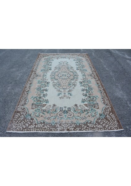 Eskitme Halı, Türk Halısı, Halı, 175 x 296 cm Bej Halı, Yer Halı, Bohemsı Yer Halı, 5498
