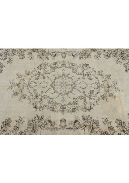 Eskitme Halı, Türk Halısı, Halı, 195 x 303 cm Bej Halı, Anadolusı Oturma Odası Halı, 169