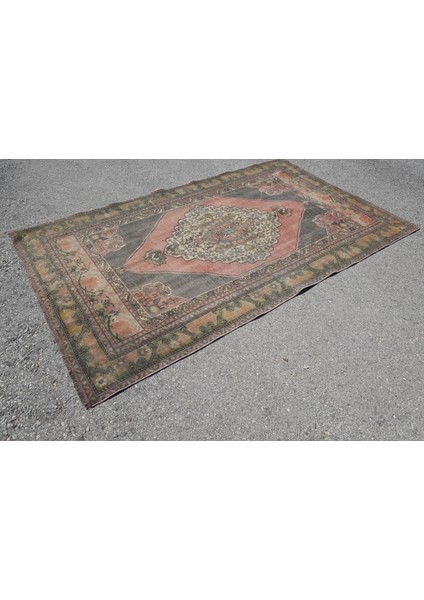 Türk Halısı, Eskitme Halı, Halı, 157 x 263 cm Kahverengi Halı, Bohemsı Salon Halı, 4114 fırsatları