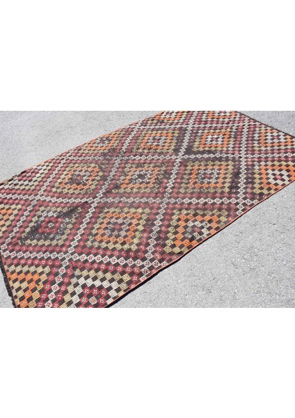 Türk Halısı, Eskitme Halı, Halı, 160 x 250 cm Turuncu Halı, Bohemsı Yer Halı, Ofice Büyük Halı, 7627 fiyatları