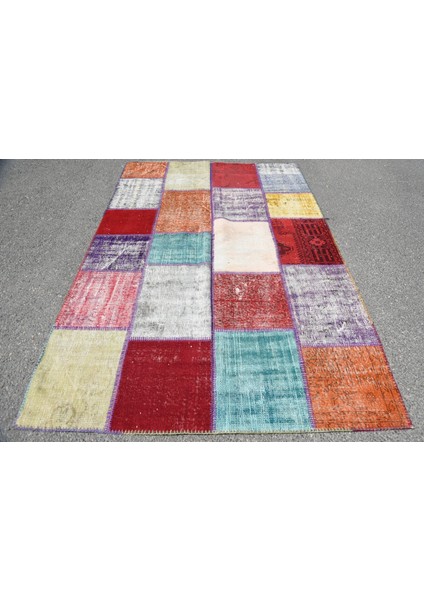Eskitme Halı, Türk Halısı, Halı, 100 x 240 cm Kahverengi Halı, Yün Banyo Halı, Alan Halı, 3054